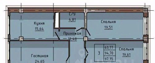 квартира г Нальчик ул Тлостанова 28б фото 2