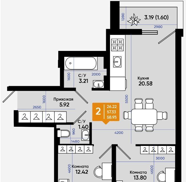 квартира г Батайск ул Комсомольская 133к/1 фото 1