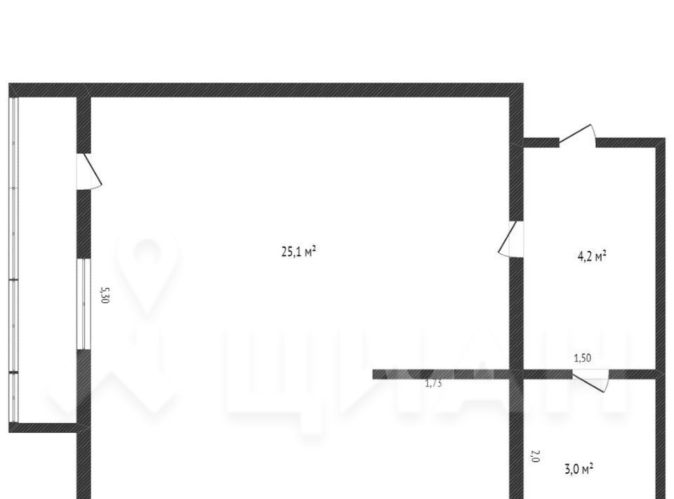 квартира г Тольятти р-н Автозаводский ул Маршала Жукова 22 фото 2