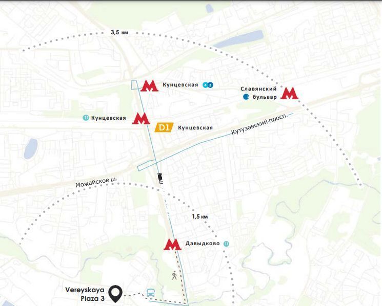 офис г Москва Давыдково ул Верейская 29 муниципальный округ Можайский фото 6