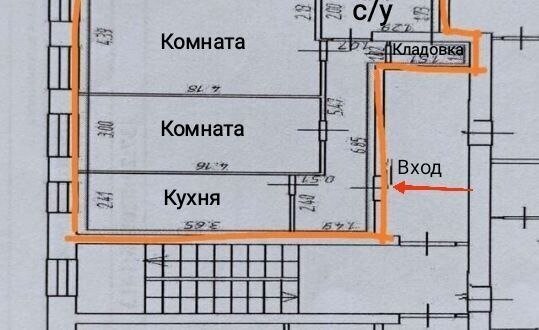 квартира р-н Ивановский г Кохма микрорайон «Просторный» Свободный переулок, 1 фото 12