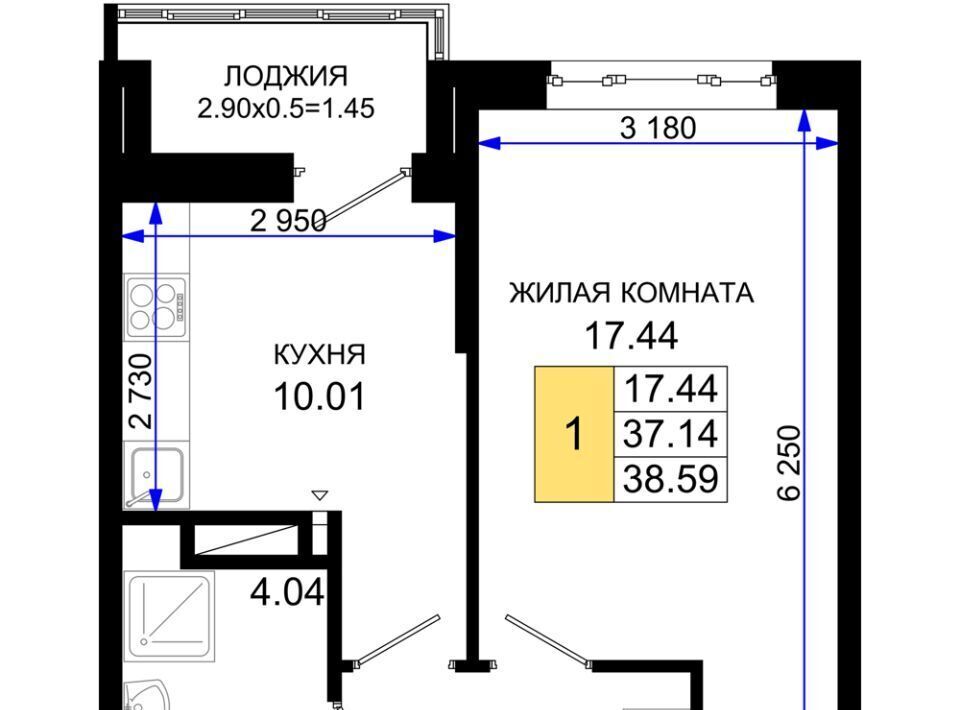 квартира г Ростов-на-Дону р-н Октябрьский пер Элеваторный 6/3 фото 1