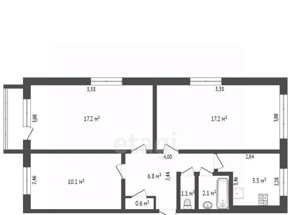 квартира г Барнаул р-н Индустриальный ул Георгиева 3 фото 16