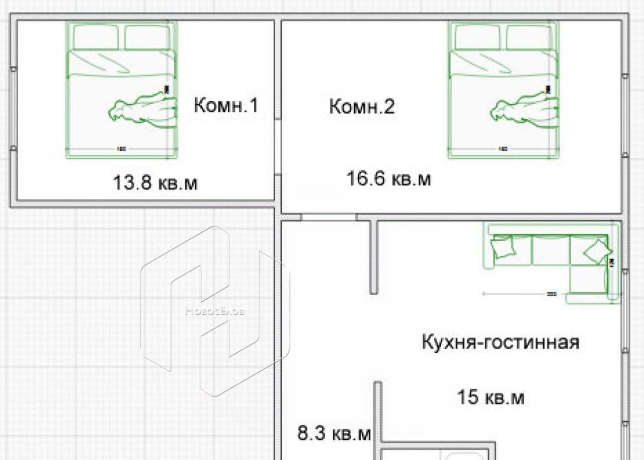 квартира р-н Лямбирский с Лямбирь ул Октябрьская 74 фото 9