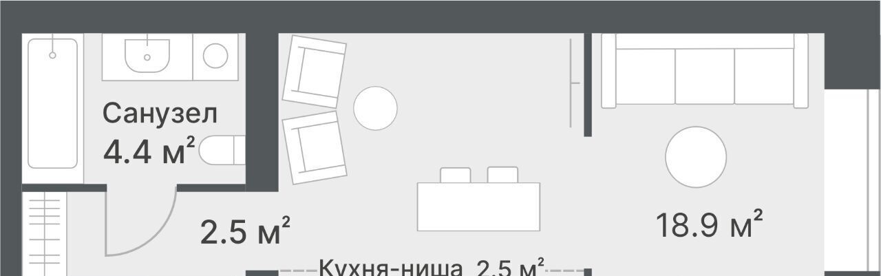 квартира г Тюмень р-н Калининский ул Кремлевская 95 фото 4