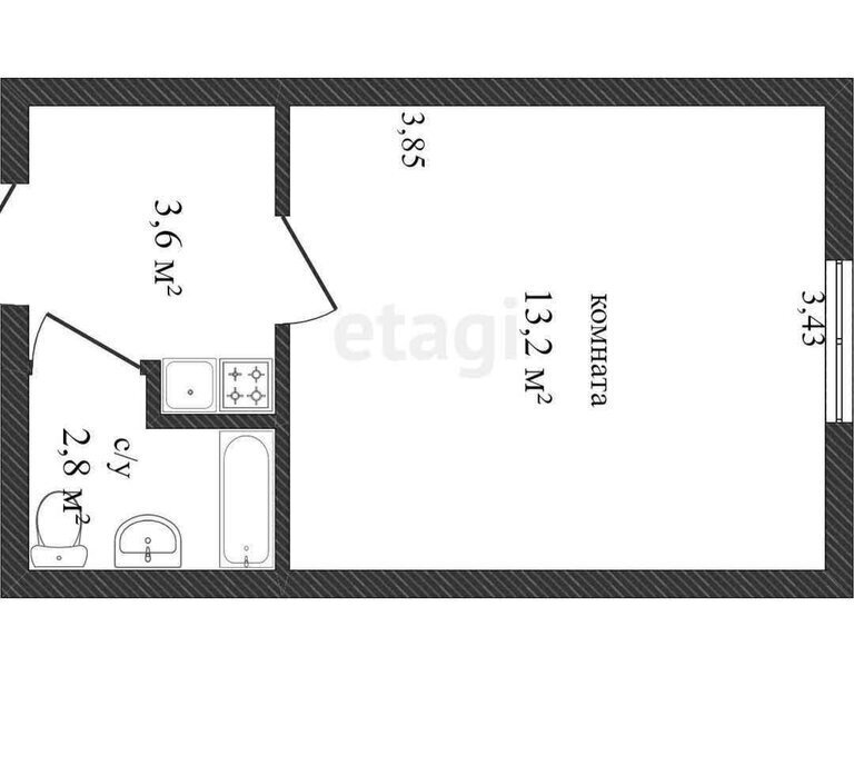 квартира г Хабаровск р-н Кировский ул Орджоникидзе 21а фото 12