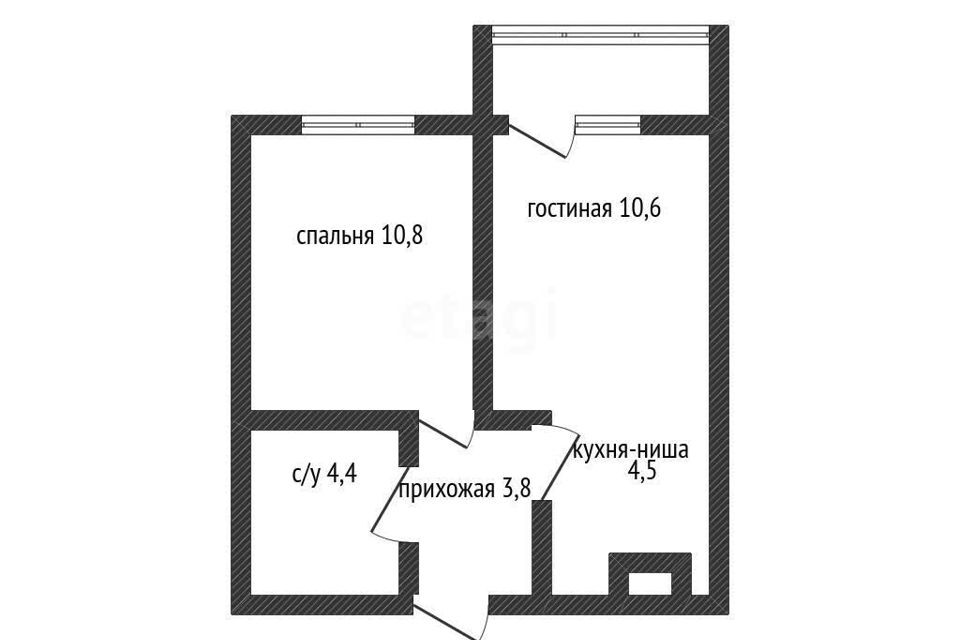 квартира г Краснодар р-н Прикубанский ул им. Героя Ростовского 5 Краснодар городской округ, 8 к 4 / улица Нурмагомеда Гаржимагомедова фото 1