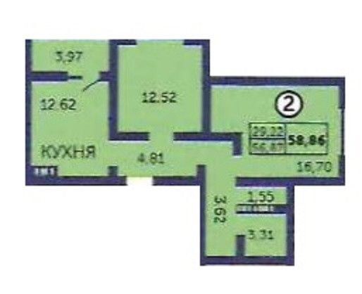 квартира г Оренбург р-н Дзержинский ул Терешковой 134а Оренбург городской округ фото 3