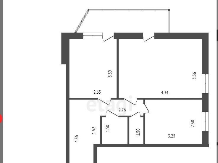 квартира г Красноярск р-н Октябрьский ул Вильского 18а фото 12