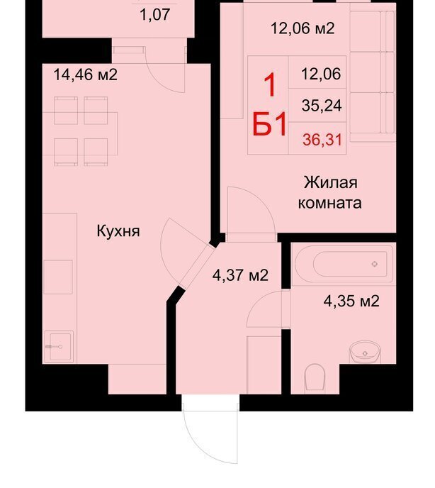 квартира г Казань р-н Приволжский ул Рауиса Гареева 78б Проспект Победы фото 1