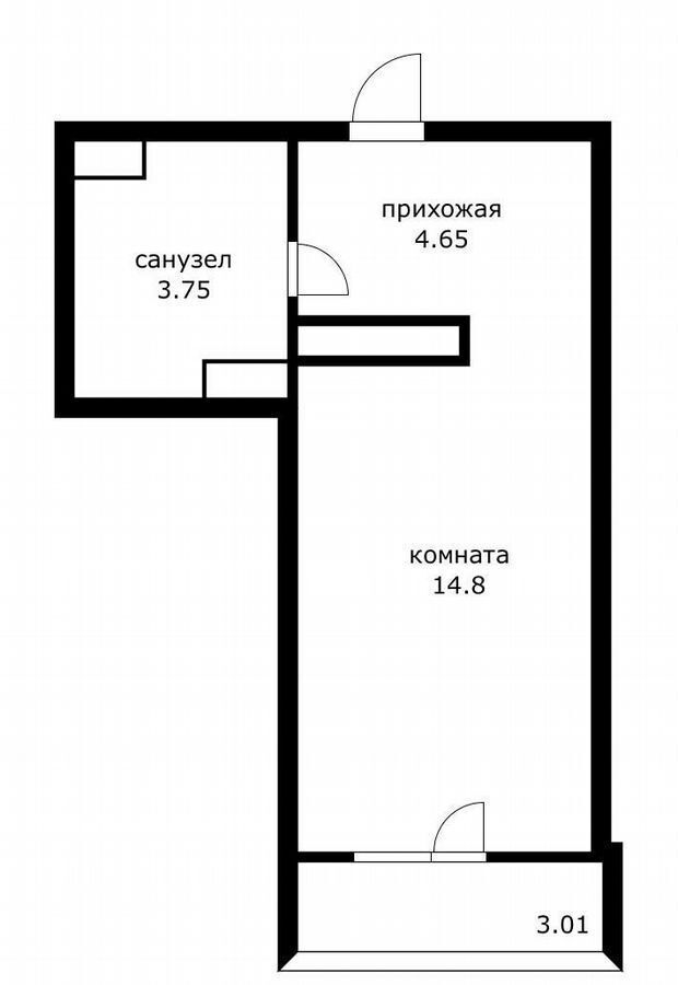 квартира г Краснодар р-н Прикубанский ул Командорская 3к/2 ЖК «Видный» фото 13