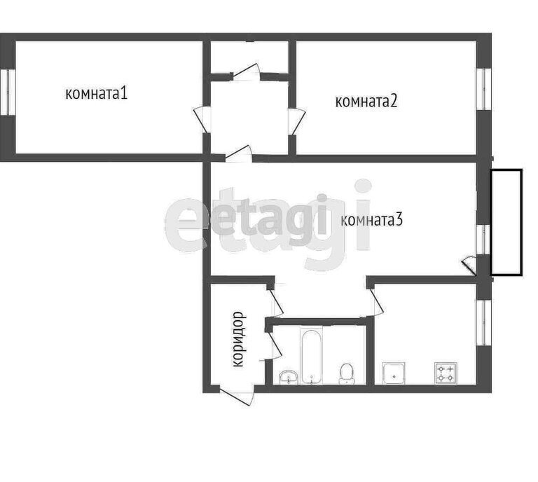 квартира г Улан-Удэ р-н Железнодорожный ул Буйко 27 фото 15