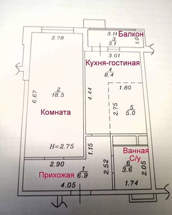 квартира р-н Анапский г Анапа ул Омелькова 93 ЖК «Приоритет» фото 30