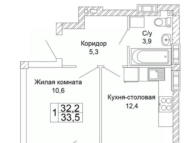 квартира р-н Кировский ЖК «Колизей» фото