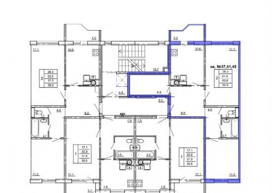 квартира г Кострома р-н Заволжский ул Московская 73 ЖК «Венеция-2» фото 11