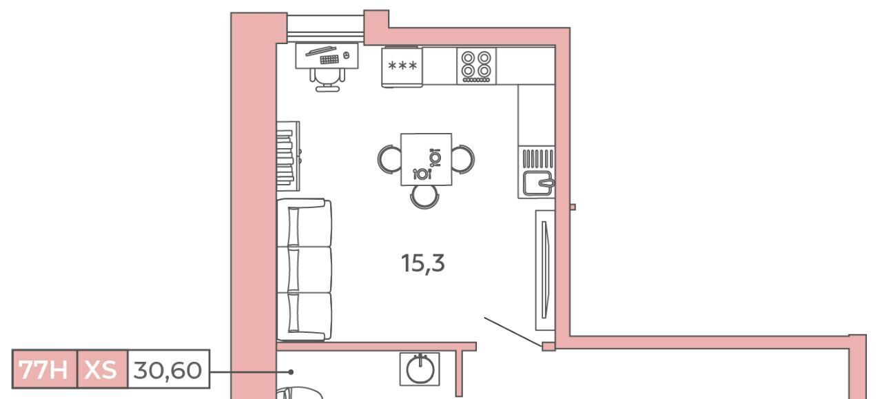 квартира г Санкт-Петербург метро Фрунзенская пр-кт Московский 71к/3 ЖК Promenade округ Измайловское фото 2