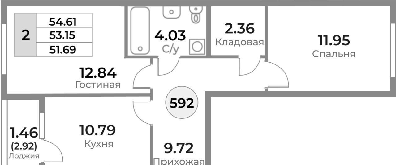 квартира г Калининград р-н Ленинградский ул Пригородная фото 1