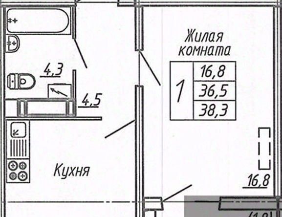 квартира г Воронеж р-н Центральный ул Шишкова 140б/6 фото 1