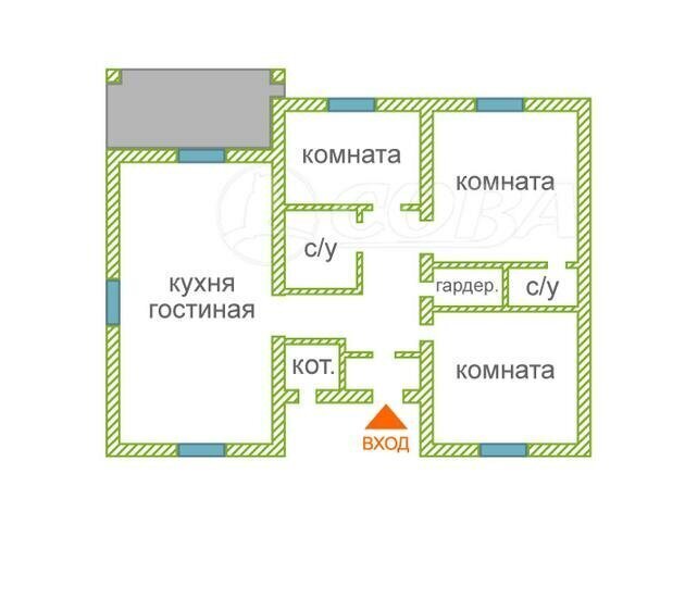 дом р-н Тюменский с Перевалово коттеджный посёлок Зубарево хилс фото 2