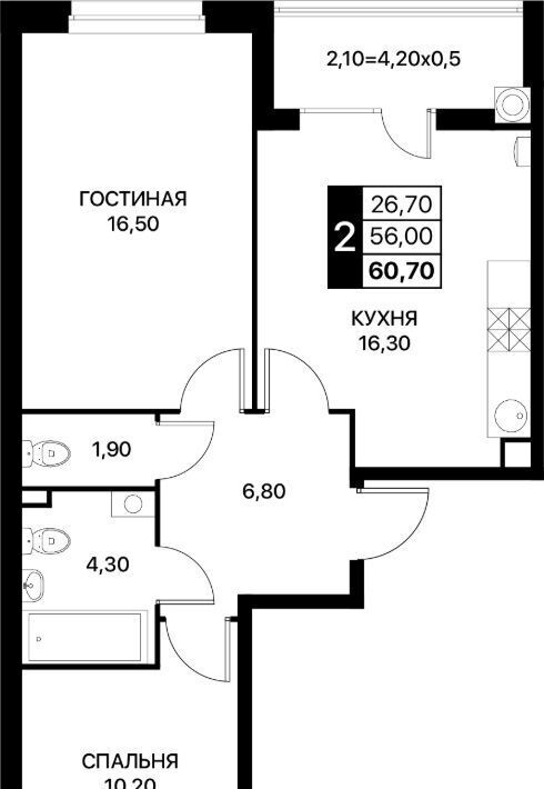 квартира г Ростов-на-Дону р-н Первомайский ул Берберовская 19с/2 фото 1