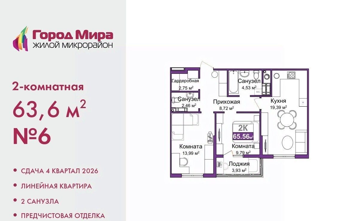 квартира г Симферополь р-н Центральный ул Батурина фото 1