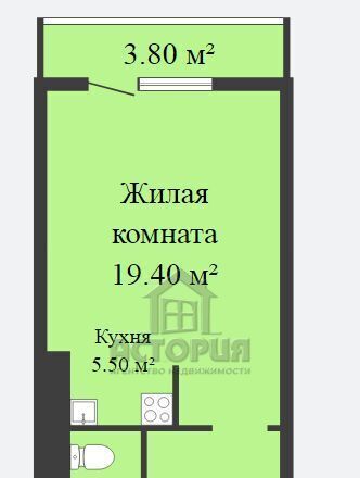 квартира г Красноярск р-н Железнодорожный ул Дубровинского 110в фото 2