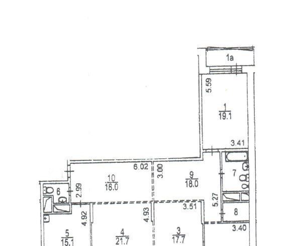 квартира г Москва метро Академическая ул Дмитрия Ульянова 6к/1 муниципальный округ Академический фото 32