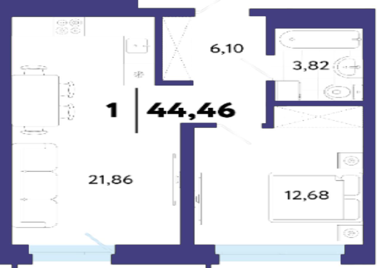 квартира г Тюмень р-н Ленинский ул Малышева 2а корп.1 д. 31 фото 2