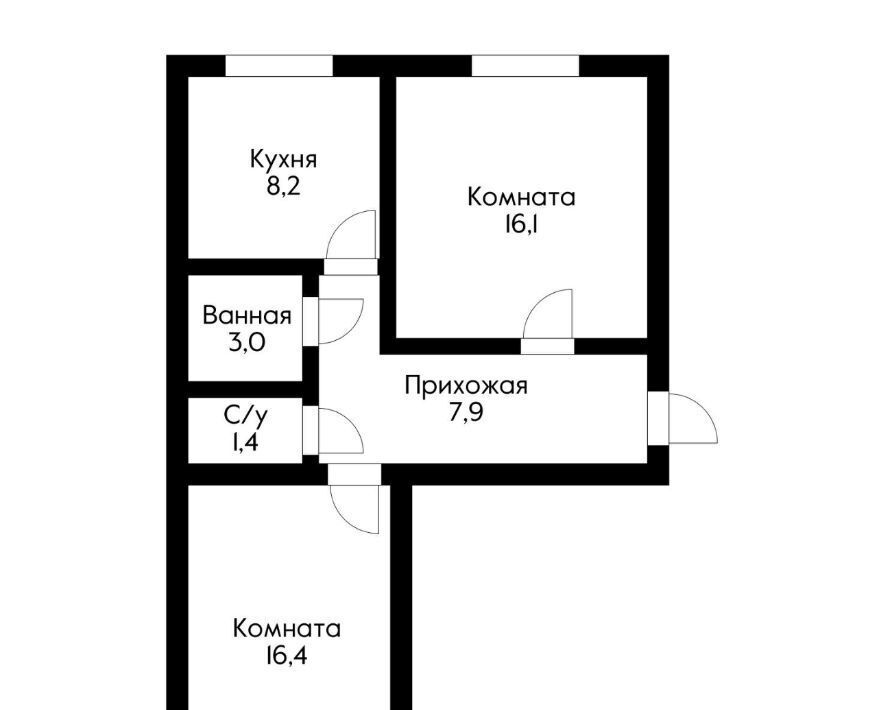 квартира г Краснодар р-н Западный Фестивальный ул Парковая 7/1 фото 10