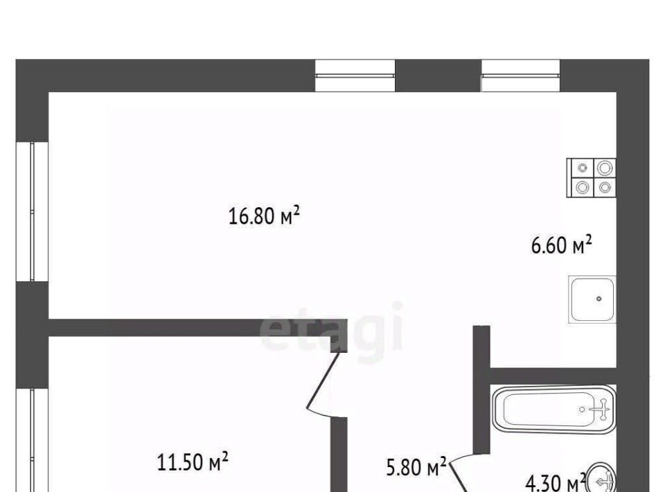 квартира г Тюмень р-н Центральный ул Новгородская 22 фото 1