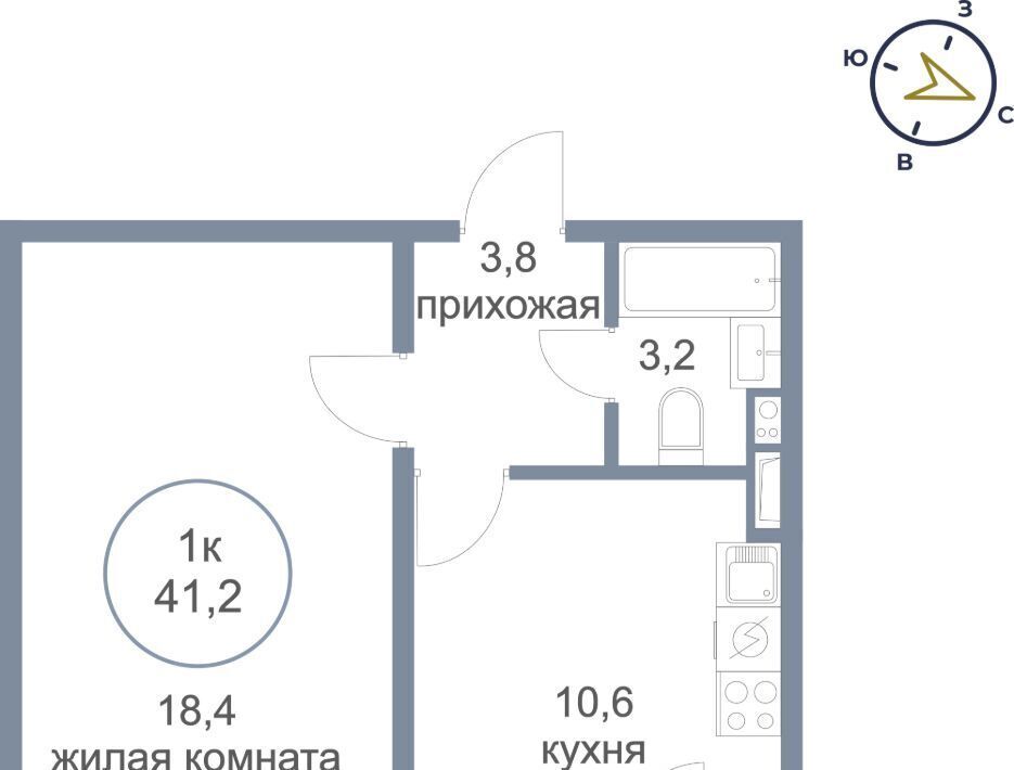 квартира г Сургут пос Гидростроитель ул Монтажников 2 фото 1