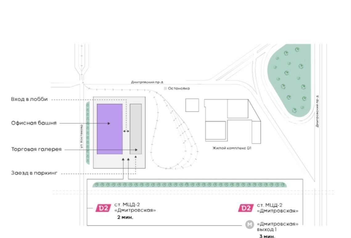 офис г Москва метро Дмитровская проезд Дмитровский 1г фото 12