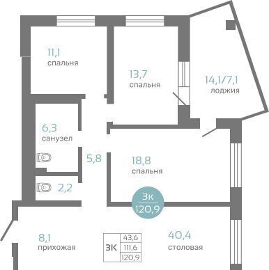 квартира г Красноярск р-н Советский ул Авиаторов фото 1