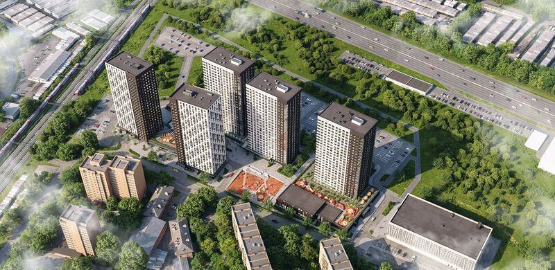 квартира г Реутов ул Комсомольская ЖК «EVO» Реутов, корп. 2 фото 3