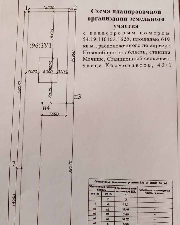 земля г Новосибирск ул Космонавтов 43 Станционный сельсовет, станция Мочище, Новосибирский р-н фото 1