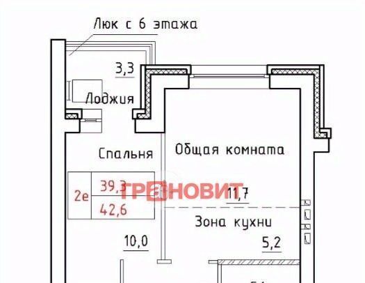 квартира р-н Новосибирский п Элитный ул Венская 11 сельсовет, Мичуринский фото 2