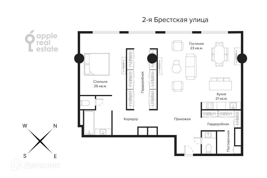 квартира г Москва ул Большая Грузинская 69 Центральный административный округ фото 1