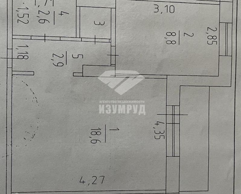 квартира г Кемерово пр-кт Московский 13а Кемеровская область — Кузбасс, Кемеровский городской округ фото 10