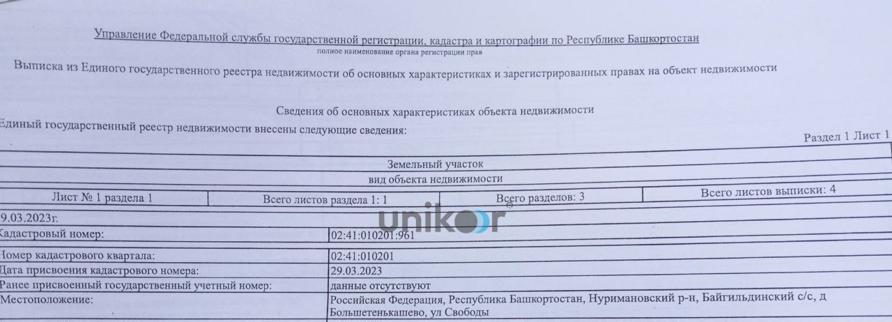 земля р-н Нуримановский д Большетенькашево ул Свободы 5 Байгильдинский сельсовет фото 3