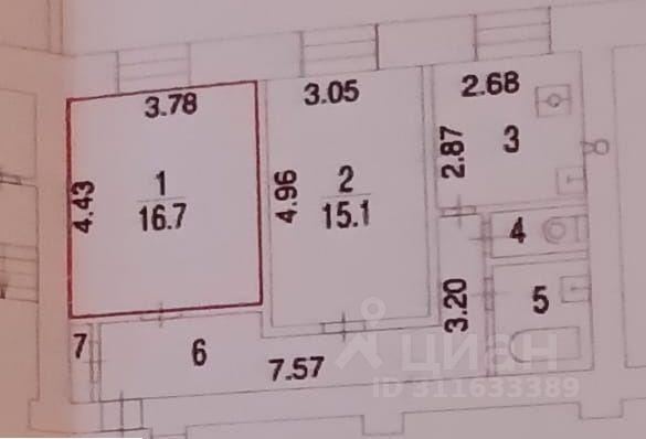 квартира г Москва ЦАО Тверской ул Фадеева 6 с 3, Московская область фото 16