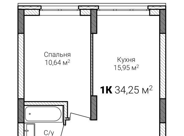 квартира г Нижний Новгород р-н Советский ЖК «Зенит» фото 1