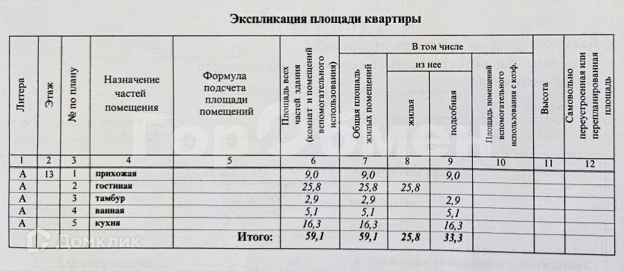 квартира г Одинцово ул Говорова 26а Одинцовский городской округ фото 8