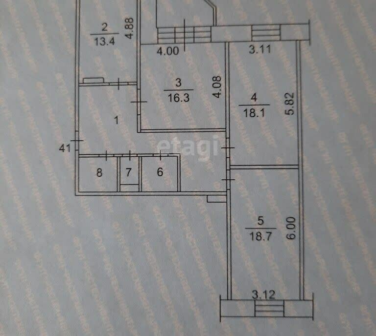 квартира г Томск ул Интернационалистов 8/2 фото 1