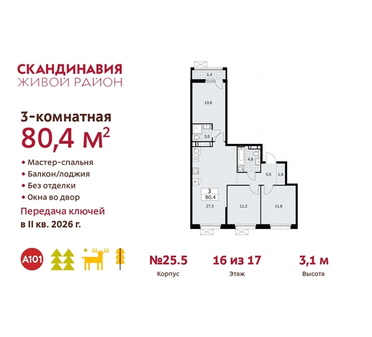 б-р Скандинавский 25/5 жилой район «Скандинавия» Сосенское, Бутово фото