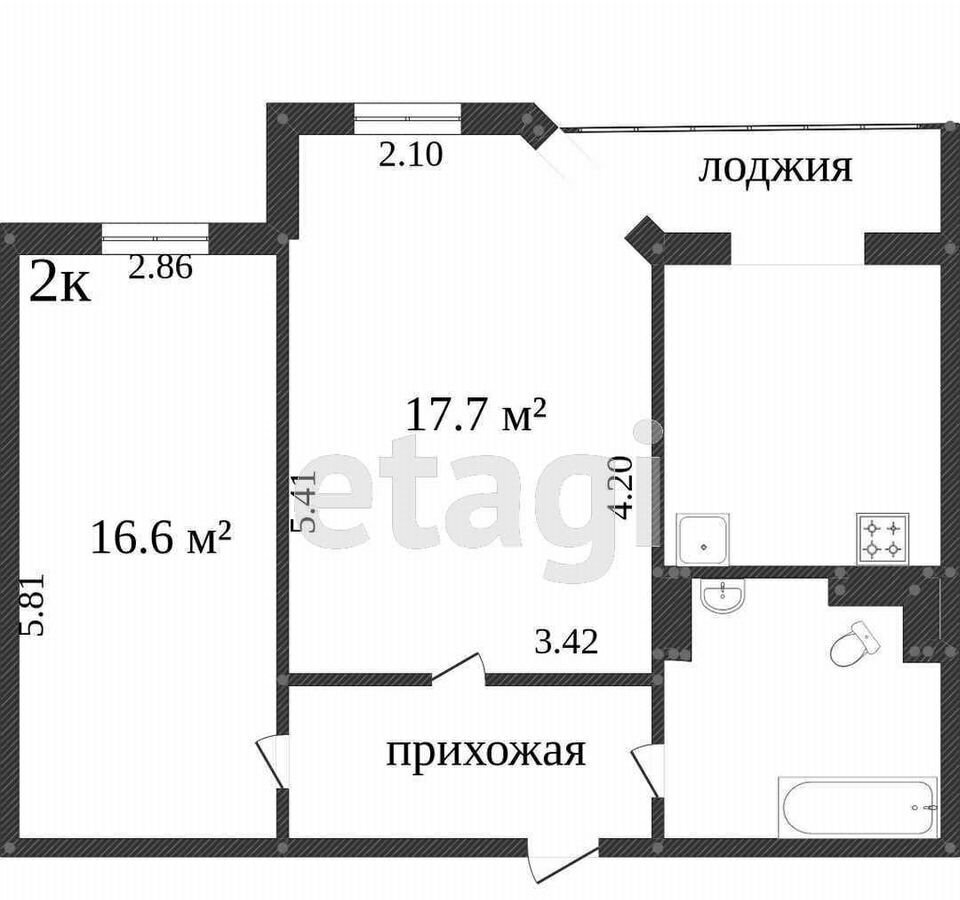 квартира г Сургут р-н Восточный ул Югорская 15 Тюменская обл. фото 22