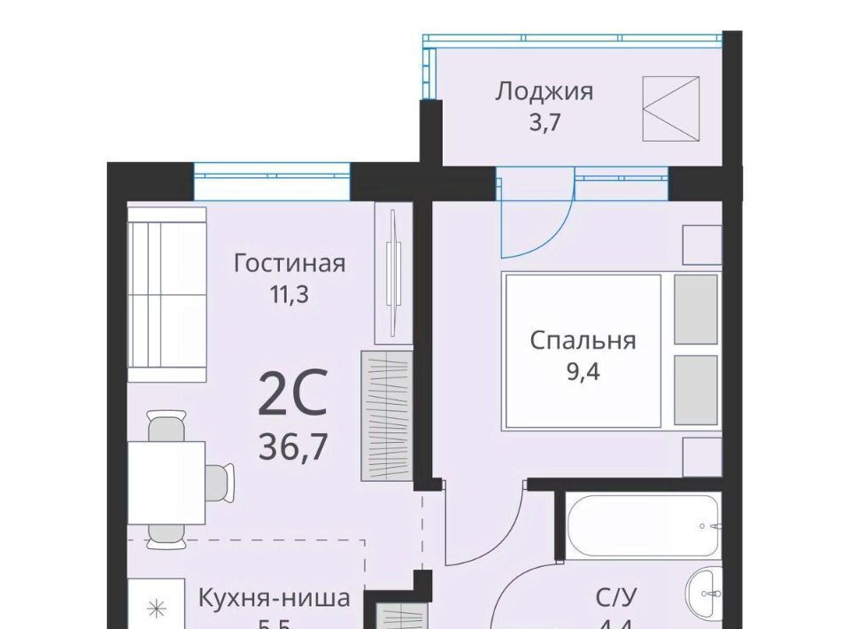 квартира г Новосибирск Речной вокзал фото 1