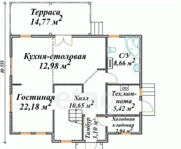 дом р-н Оренбургский с/с Нежинский снт Бирюза ул 3 Линия сельсовет фото 2