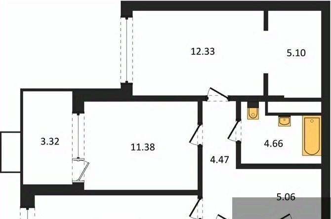 квартира г Воронеж р-н Железнодорожный наб Чуева 7 фото 1