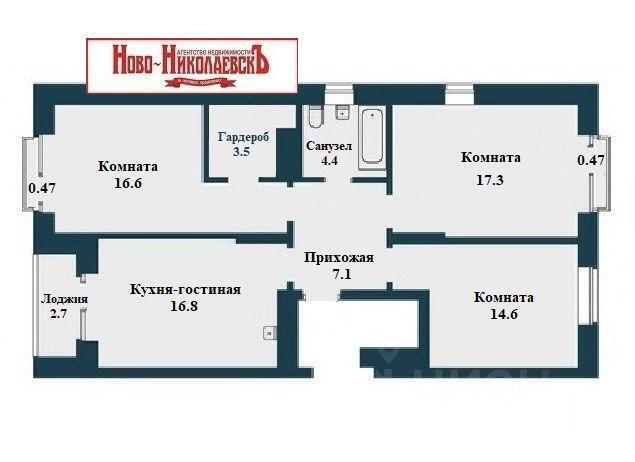 квартира г Новосибирск р-н Заельцовский пр-кт Красный 167/4 ЖК «Расцветай на Красном» фото 1