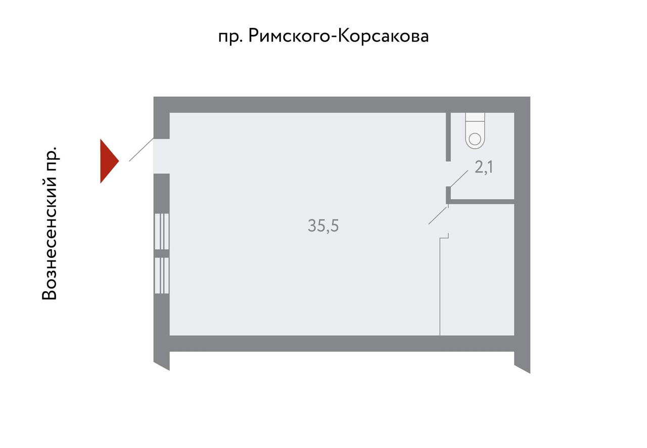 офис г Санкт-Петербург метро Садовая р-н Адмиралтейский пр-кт Вознесенский 33а В фото 11